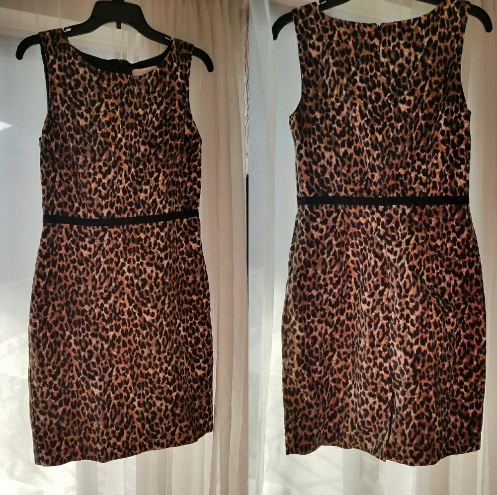 Leopard print dress